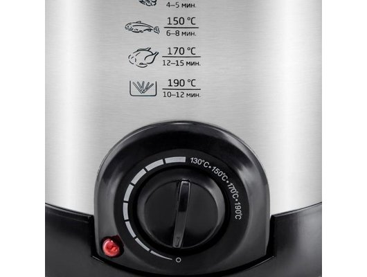 Фритюрница KITFORT KT-2011 серебристый/черный